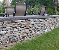 Retaining Wall Install, Weston, MA